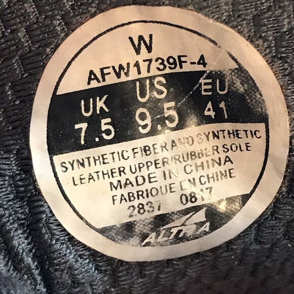 Altra Paradigm 3 Zero Drop Women's 9.5 Running Shoe Orange Purple Gray Sneakers - Picture 9 of 14